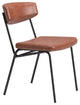Charon Dining Chair, Set of 2, Vintage Brown