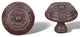 Oil Rubbed Bronze RKI Large Crosses and Petals Knob, RKICK753RB