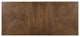 ACME Pascaline Dining Table, Gray Fabric, Rustic Brown and Oak Finish