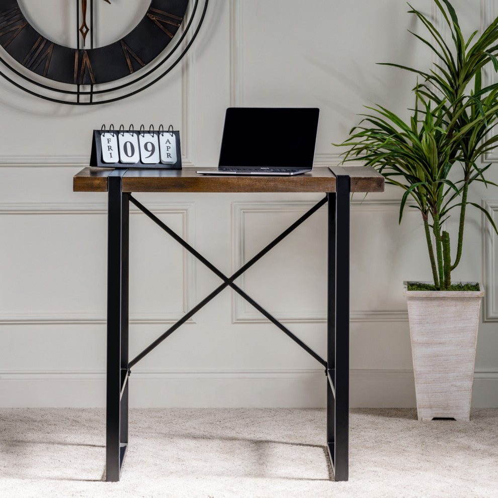 Josie Standing Wood and Metal Desk