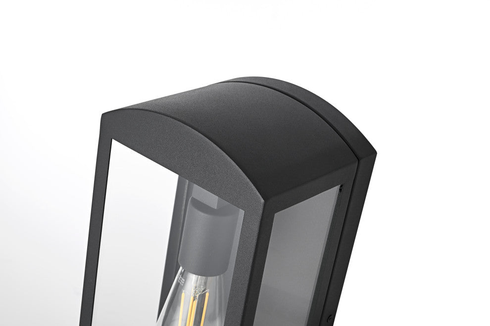 Home Living 6" Outdoor Wall Sconce, Black