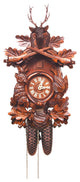 Deer Head Engstler Cuckoo Clock- Carved With 8-Day Weight Driven Movement