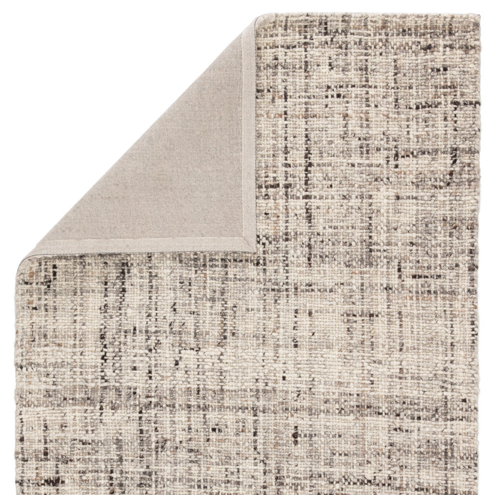 Jaipur Living Season Handmade Solid Area Rug, Gray/Ivory, 3'x12'