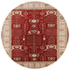 Ahgly Company Indoor Round Mid-Century Modern Area Rugs, 8' Round
