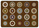 Flagship Carpets FA1310-32FS 6x8'4 Color Rings Earth Tone Rug