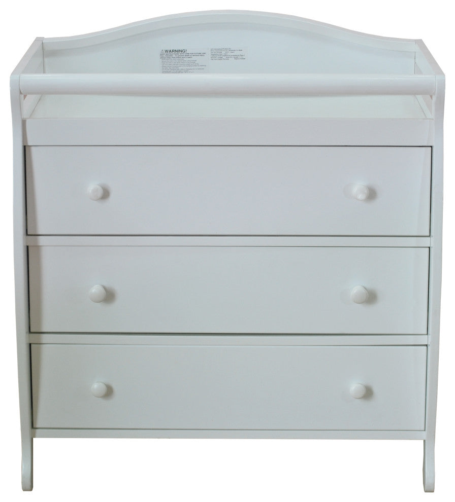 Baby Mile Eve 3-Drawer Changer, White
