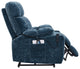 Gewnee Dual Okin Motor Power Lift Recliner Chair, Blue