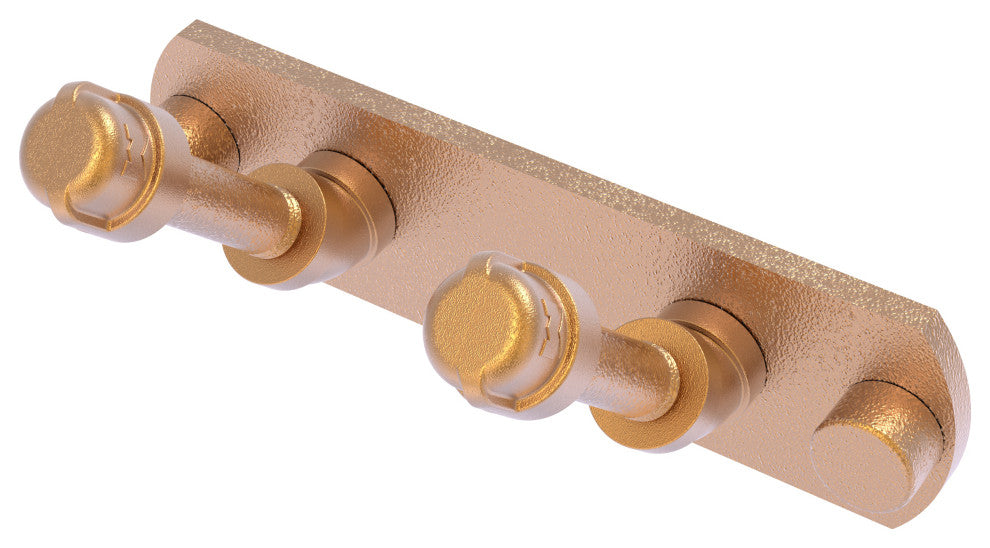 Pipeline 2 Position Multi Hook, Brushed Bronze