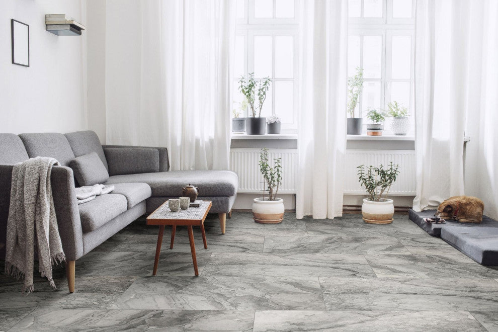 Kaya Onda Gray 24X48 Polished Porcelain Tile, (4x4 or 6x6) Sample