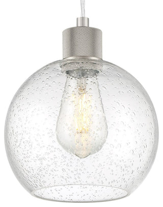 Access Lighting 63142LEDDLP/SDG Port Nine 8"W LED Mini Pendant - Brushed Steel