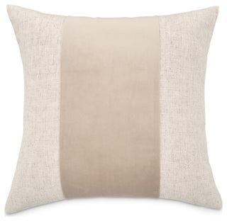Moonbeam Baldwin 21" Square Pieced Pillow, Set of 2, Dove