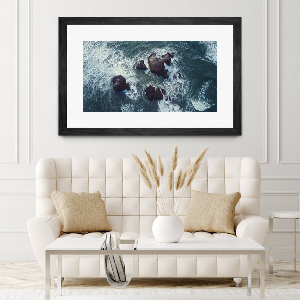 "Rock bottom" Matted and Framed, 36" X 52"