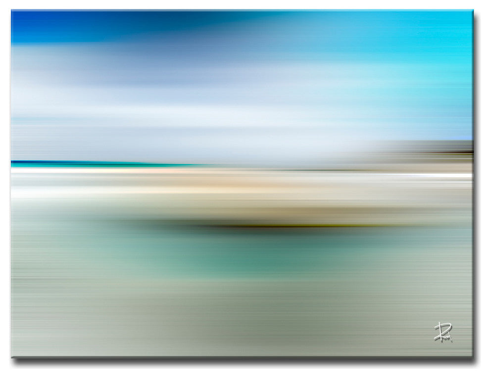 Ready2HangArt 'Blur Stripes XIII' Canvas Wall Art, 30 in. Highx40 in. Wide