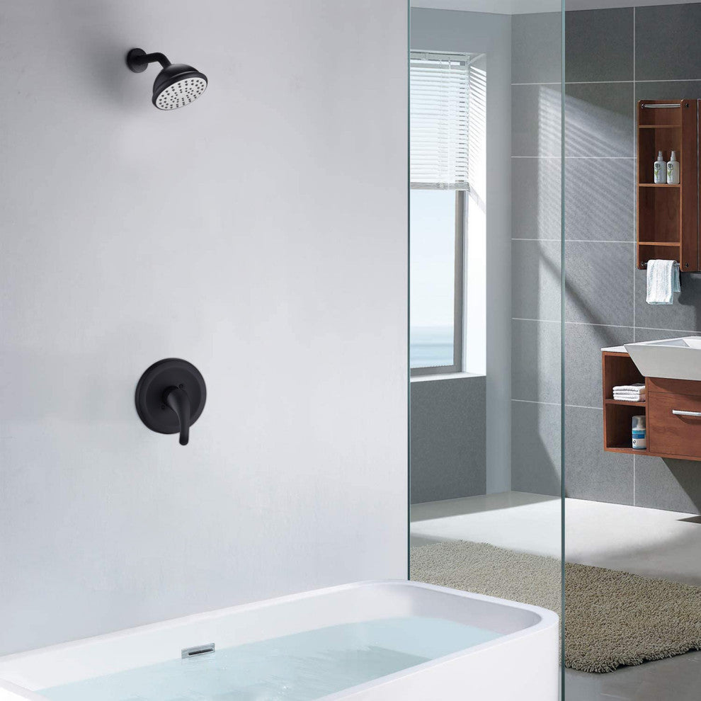 Pressure Balance Shower Faucet Set with Valve