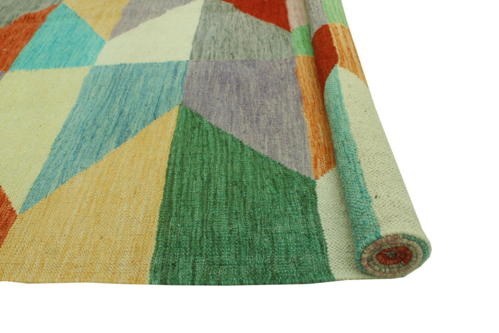Winchester Kilim Jemima Rusty-Red/Ivory Rug, 5'0x6'6