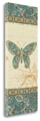"Natures Pattern II In Blue" By Pela, Giclee Print on Gallery Wrap Canvas