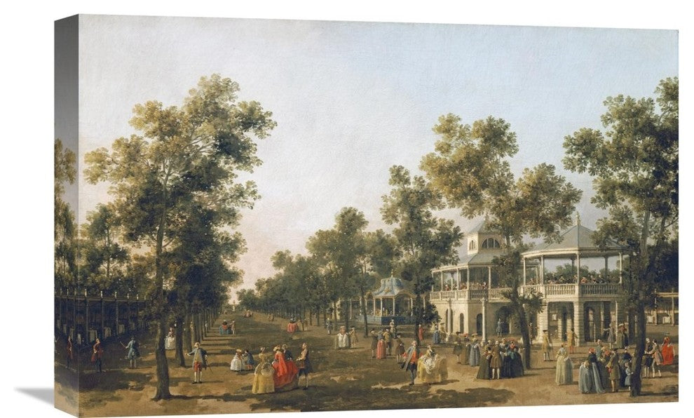 "View of The Grand Walk, Vauxhall Gardens" Artwork, 22" x 14"