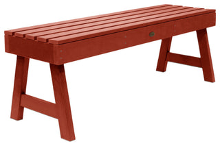 Weatherly Picnic Bench, 4', Rustic Red, 4'