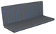 Full Bench Cushion, Blue Stripe, 5 Foot