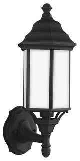 Sevier Small 1-Light Uplight Outdoor Wall Lantern, Black