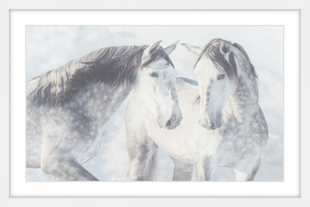 Marmont Hill, "Twins with Spots" Framed Painting Print, 45x30