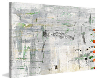 "Sneaky Rabbit" Painting Print on Wrapped Canvas, 24"x16"