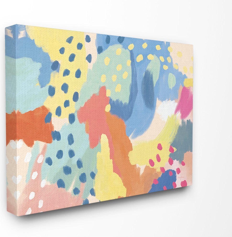 Stupell Ind. Bright Life Abstract Colors Canvas Wall Art, 30x40