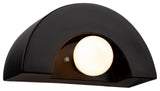 Crescent Wall Sconce, Carbon/Matte Black