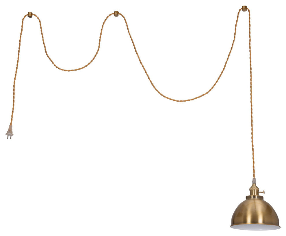 Pendant Ceiling Light Fixture, Steel Metal, Brass, Gold, Kitchen LoungeLobby