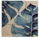 Kris Kivu Blue Botanicals No 2 Wood Wall Mural