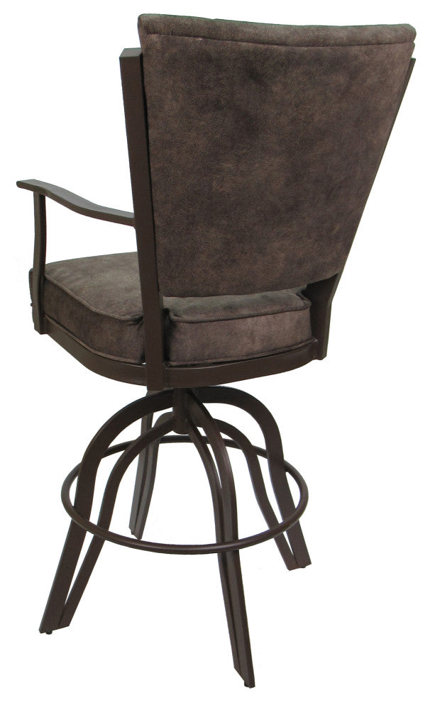 Montana Swivel Tilt Metal 30" Bar Stool or Counter 26" on A Base, Outlier Ash - Brown, 26"