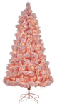 7' Holiday Pink Cashmere Artificial Christmas Tree With 300 LED lights