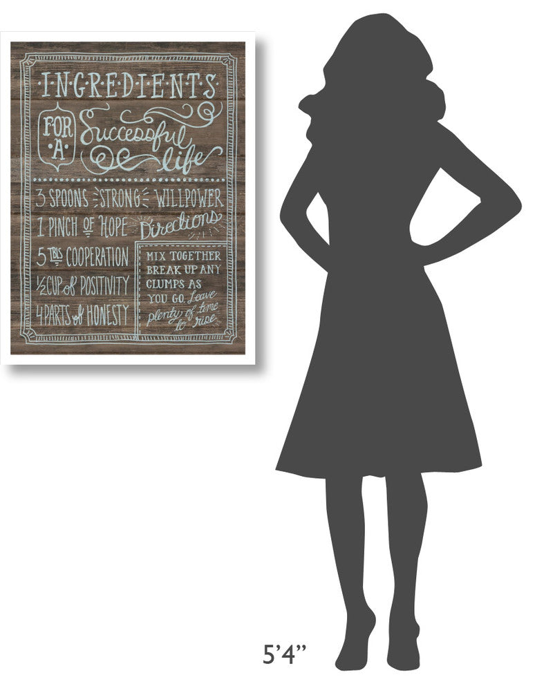 "Ingredients For Life I" Digital Paper Print by Mary Urban, 26"x34"