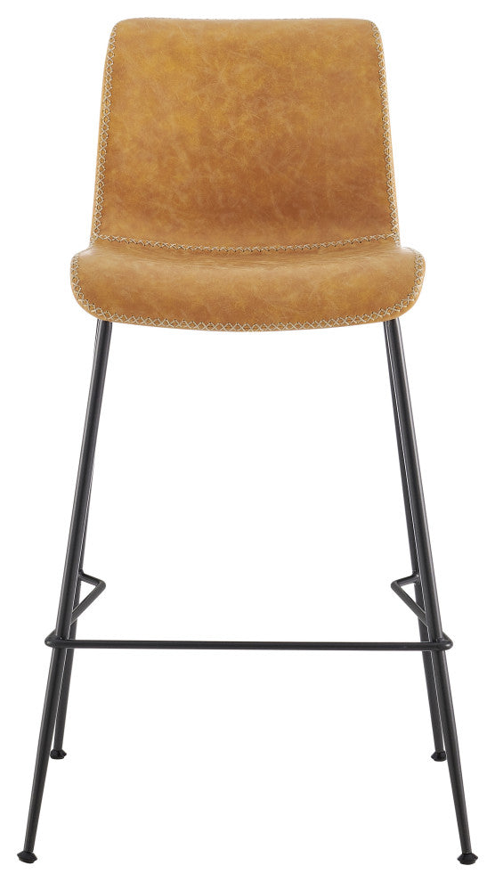 Jayden PU Counter Stool, Vintage Cedar