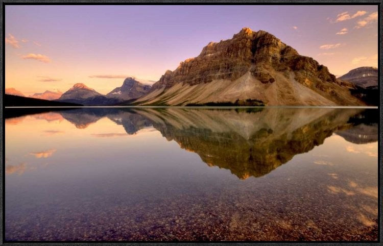"Reflection" Framed Canvas Giclee by Amnon Eichelberg, 31x20"