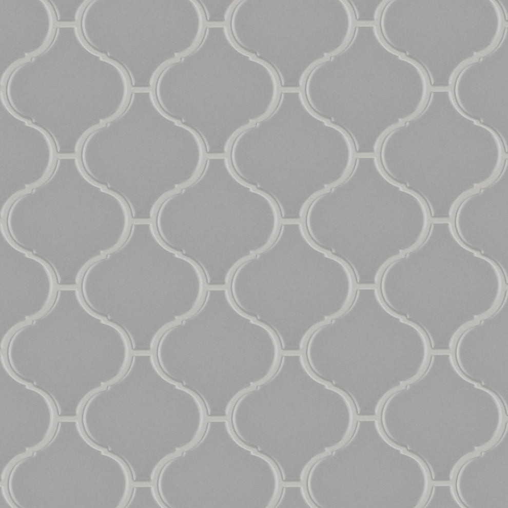 Metro Lantern Matte Light Grey Porcelain Floor and Wall Tile