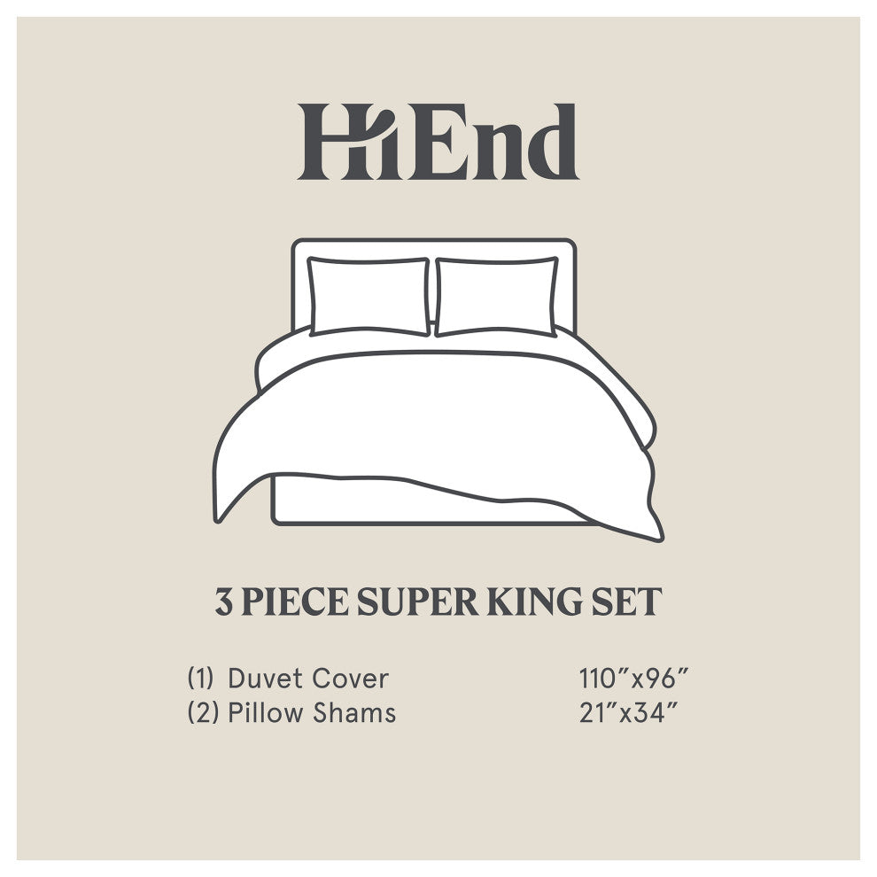 3-Piece Carmen Vintage Kilim Duvet Cover Set, Super King