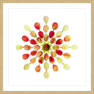 "Red Babble" Framed Art Print