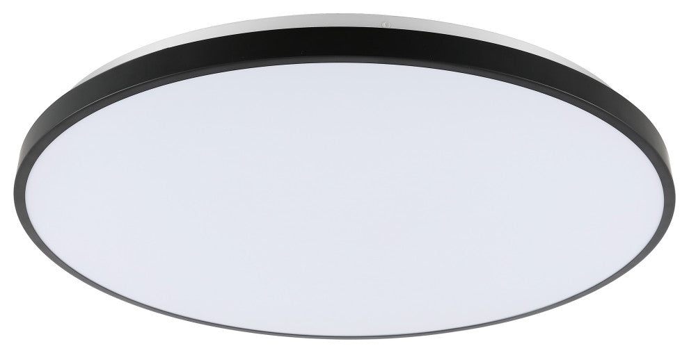 Astrid 21.25" 1-Light Modern Minimalist Iron Circle Integrated LED Flush Mount