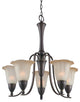 Woodbridge Lighting Kingston Chandelier, 5-Light, 27.75"x27.75"