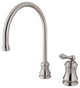 Kingston Brass Single-Handle Kitchen Faucet, Brushed Nickel