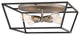 Hinkley Fulton Medium Flush Mount, Aged Zinc