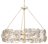 Varaluz 500C08 Ethereal Rose 8 Light 40"W Abstract Drum - Havana Gold Ombre