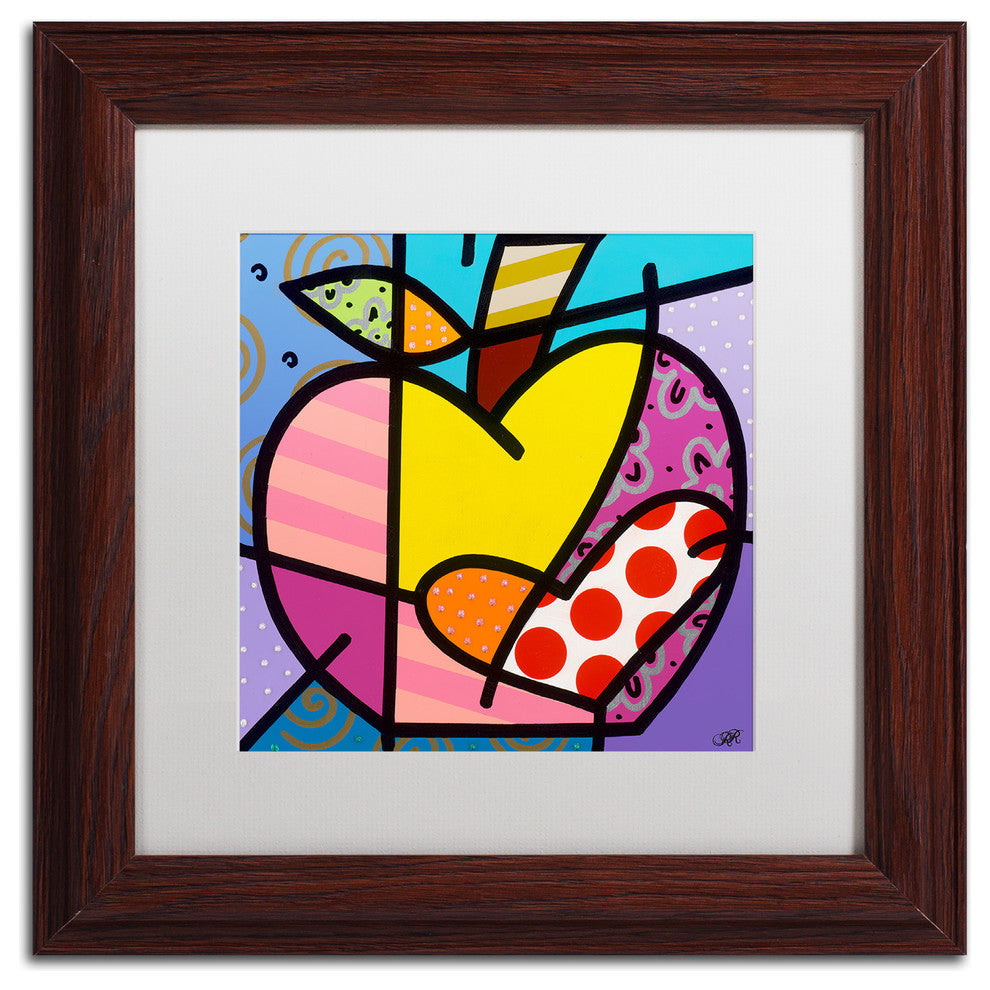 Roberto Rafael 'Big Apple IV' Matted Framed Art