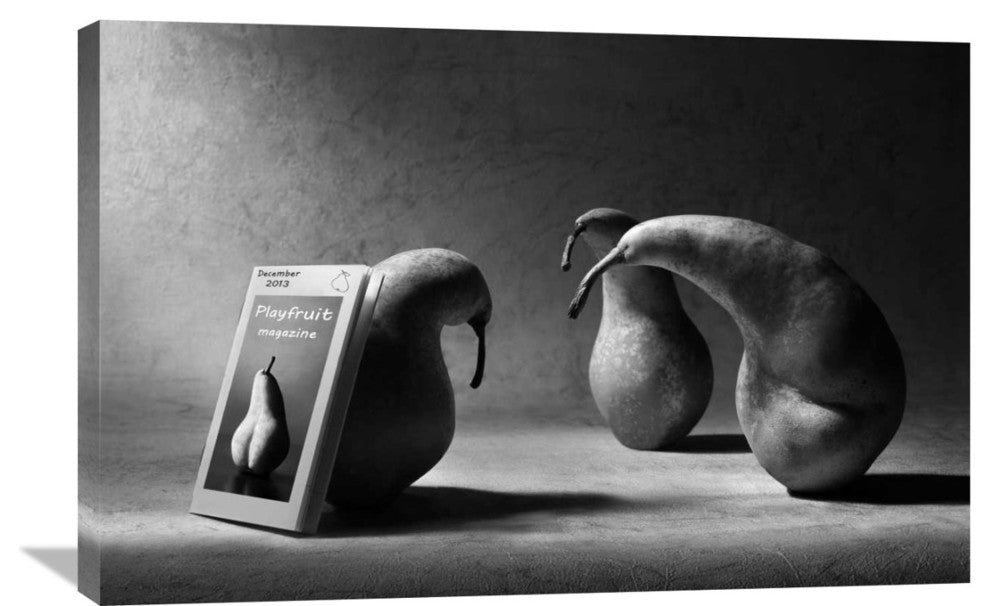 "What Are You Reading, Son?" Stretched Canvas Giclee by Victoria Ivanova, 36x24"