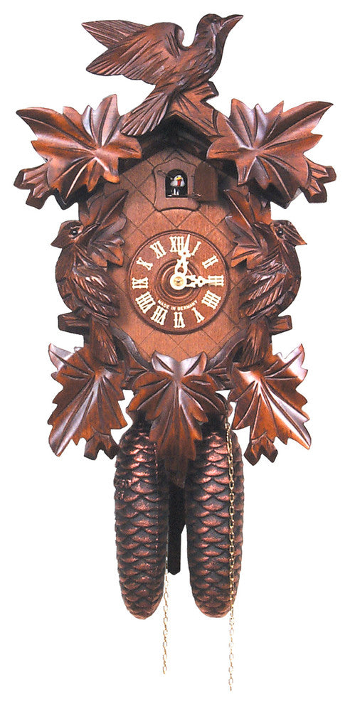 Engstler Cuckoo Clock- Carved With 8-Day Weight Driven Movement