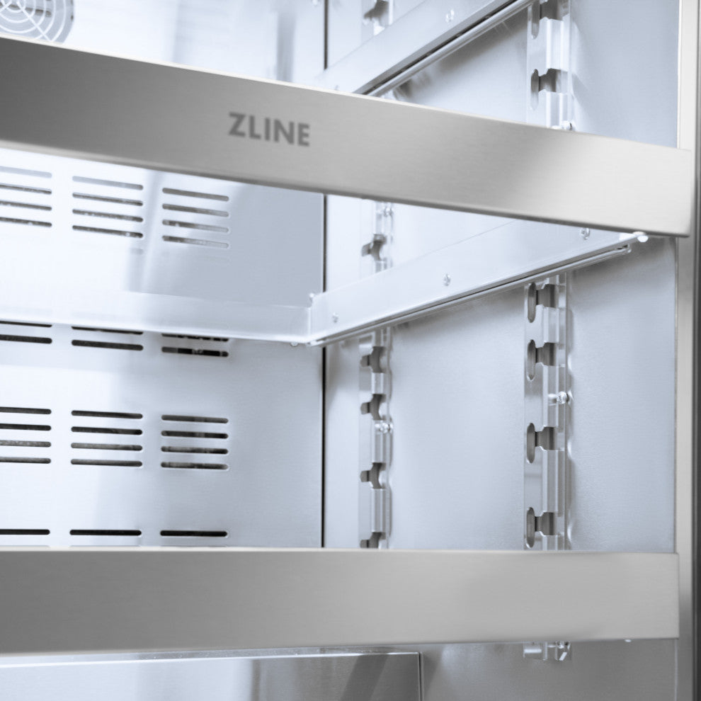 ZLINE 24" Beverage Center With Stainless-Steel Glass Door