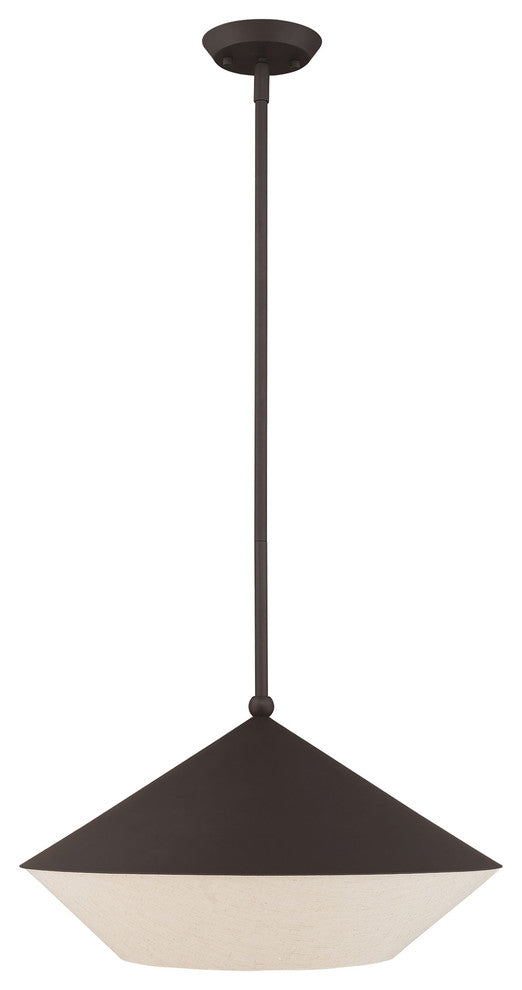 Livex Lighting Bronze 1-Light Pendant