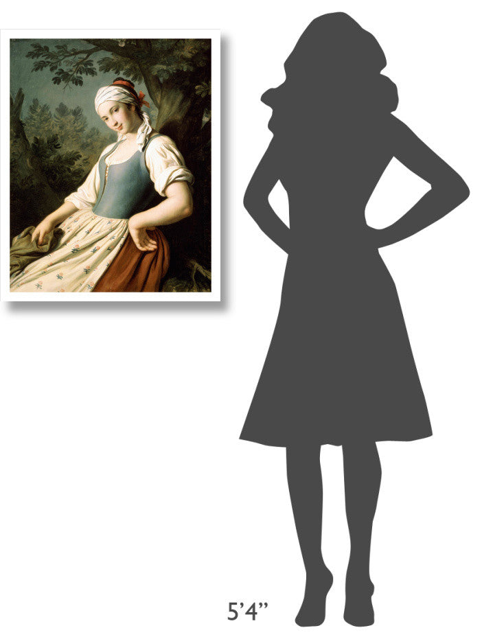 "Young Woman" Digital Paper Print by Pietro Antonio Rotari, 24"x30"