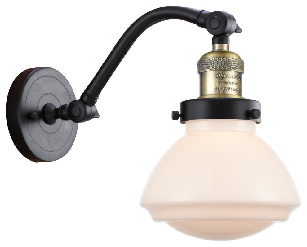 INNOVATIONS LIGHTING 515-1W-BAB-G321 Olean 1 Light Sconce